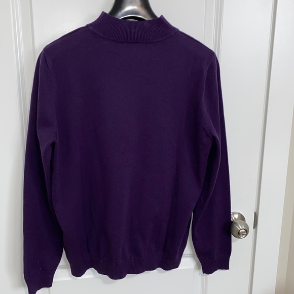 Vintage Northern Reflections Purple Cotton Sweater - Picture 6 of 10
